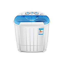 Nan ji ren 南极人 4.5KG双桶洗衣机 家用小型迷你全半自动双筒缸甩干婴儿童洗脱一体