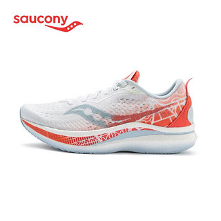 saucony 索康尼 Endorphin Speed啡速2男女高端比赛竞速跑步鞋S20688-80 白红36