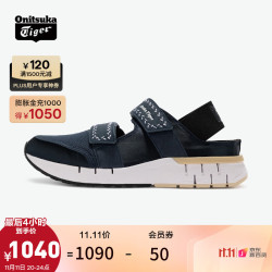Onitsuka Tiger 鬼塚虎 凉鞋 设计师联名夏季透气舒适凉鞋1183C001-400 深蓝色 40.5