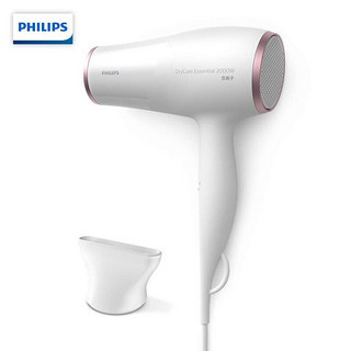 PHILIPS 飞利浦 电吹风机 负离子护发防毛躁 恒温速干家用大功率高速吹风