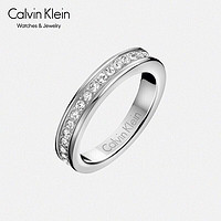 Calvin Klein CK凯文克莱（Calvin Klein) 情侣戒指男女 银色满天星戒指潮流对戒 9号 KJ06MR040109