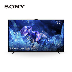 SONY 索尼 XR-77A80EK 77英寸 4K 高端OLED智能平板电视AI摄像头