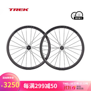 TREK 崔克 Bontrager Aeolus Elite 35 Tlr 碳纤维碟刹公路自行车轮组 31545 黑色 700C前轮组