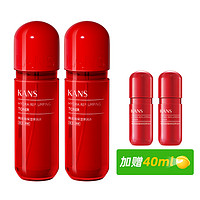 88VIP：KANS 韩束 红胶囊玻尿酸高保湿弹润水 95ml*2+20ml*2