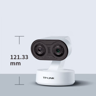 TP-LINK 普联 TL-IPC43G 双目变焦版 智能摄像头 300万像素 红外 256GB 白色