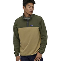 限尺码：巴塔哥尼亚 Micro D Snap-T 男士套头衫 PAT02SW 绿色 S
