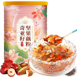 燕花姬 冲饮谷物奇亚籽坚果藕粉营养早餐方便速食冲饮代餐颗粒状500g/罐