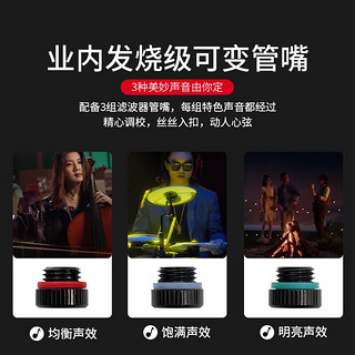 网易云音乐高保真发烧级HiFi耳机 有线挂耳入耳式耳机 高解析可换线 ME07W