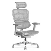今日必买：保友办公家具 金豪B 2代 人体工学电脑椅 银白色 美国网款