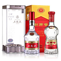 WULIANGYE 五粮液 酒仙网  52°五粮液 普五经典装（第八代）500ml+52°剑南春 水晶剑白酒500ml