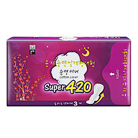 Eun jee 恩芝 420 超长夜用卫生巾 420mm 3片