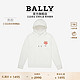 BALLY 巴利 虎年限定 BALLY/巴利官方2022新款男士白色虎头logo连帽卫衣上衣6300918 白色 L