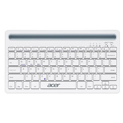 acer 宏碁 OKR212 78键 2.4G蓝牙 双模无线薄膜键盘 白色 无光