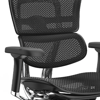 Ergonor 保友办公家具 金豪E 2代 人体工学电脑椅+躺舒宝 黑色 Q4.0版