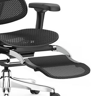 Ergonor 保友办公家具 金豪E 2代 人体工学电脑椅+躺舒宝 黑色 Q4.0版