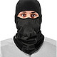 Ergodyne N-Ferno 6823 巴拉克拉瓦滑雪面罩，防风面罩，铰接设计，每个黑色