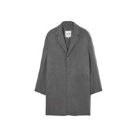 韩喜 COS 男士双面呢中长款大衣 1117063002 灰色 44