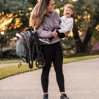 美国Uppababy Minu V2婴儿推车可坐可躺轻便折叠避震便携可登机伞车推车 滨海蓝