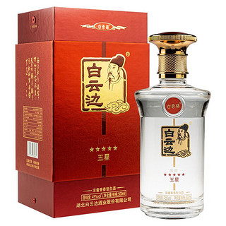 白云边 星级系列 五星陈藏 45%vol 兼香型白酒 500ml*6瓶 整箱装