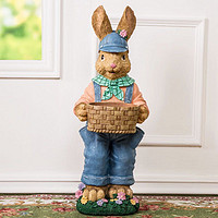 柒夏 兔子摆件 入户玄关庭院大型迎宾小号粉兔