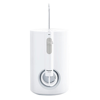 Panasonic 松下官方日本进口便携电动超声波口腔牙齿清洁冲牙器家用洗牙器水牙线 大容量 DJ72 白色