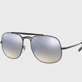 Ray-Ban 雷朋 男女款太阳镜 0RB3561 002/9U 黑色镜框银色渐变片 57mm