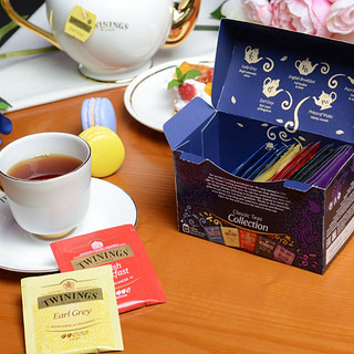 TWININGS 川宁 红茶精选组合 5口味 40g*2盒（豪门伯爵红茶+英式早餐红茶+仕女伯爵红茶+威尔士王子红茶+大吉岭红茶）