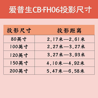 爱普生（EPSON） 投影仪办公商务会议商用 高清高亮便捷投影机 支持吊装侧投 CB-FH06 标配+120寸电动遥控幕布+上门安装