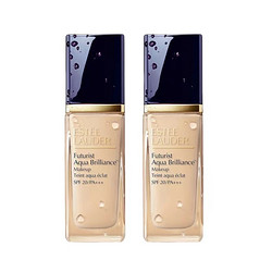 ESTEE LAUDER 雅诗兰黛 沁水粉底液 #1W0自然偏白 两瓶装 30ml*2