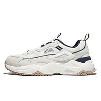 FILA 斐乐 复古低帮运动鞋女款白蓝灰1RM02053E109