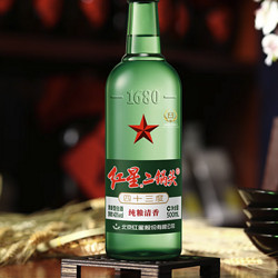 RED STAR 红星 二锅头 纯粮清香 绿瓶 43%vol 清香型白酒