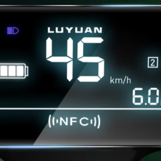 LUYUAN 绿源 S30 电动摩托车 LY1200DT-16H 72V23Ah铅酸电池 天际灰