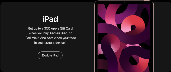 Apple美国官网 黑五Shopping Event