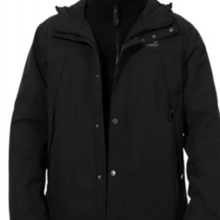 Jack Wolfskin 狼爪 男子三合一冲锋衣 5120132-6000 黑色 M