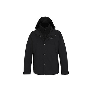 Jack Wolfskin 狼爪 男子三合一冲锋衣 5120132-6000 黑色 M