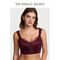 VICTORIA'S SECRET 维密蕾丝无衬垫大胸显小无钢圈塑形衣文胸可外穿打底内衣