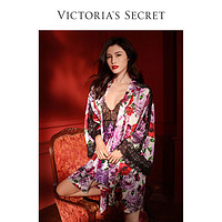 VICTORIA'S SECRET 维密 何穗同款缎面蕾丝美背吊带新娘结婚睡裙