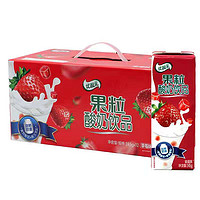 抖音超值购：yili 伊利 果粒酸奶饮品草莓 245g*12盒
