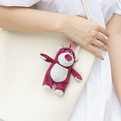 Disney 迪士尼 玩具总动员草莓熊可爱毛绒钥匙扣包包挂件饰品ins女生玩具