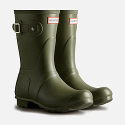 HUNTER BOOTS Olive Leaf 女士短雨靴