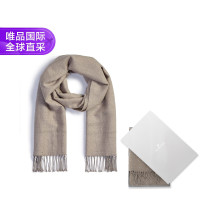 施华洛世奇 羊毛混纺水晶点缀流苏围巾 5529667