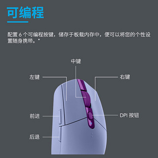 logitech 罗技 G） G304 LIGHTSPEED无线鼠标游戏电竞 G304黑色+游戏鼠标垫