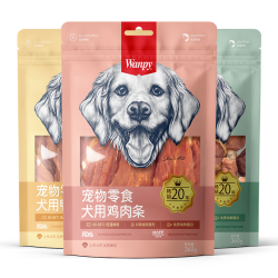 Wanpy 顽皮 宠物狗狗零食鸡肉干 360g