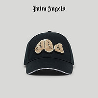 Palm Angels 22新品男女同款黑色棉质断头熊休闲可调节棒球帽