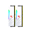 KINGBANK 金百达 刃SHARPBLADE系列 DDR4 4000MHz RGB 台式机内存 灯条 白色 32GB 16GB*2