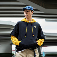 补贴购：Dickies 帝客 情侣款假两件卫衣 DK009584