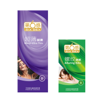 88VIP：SIXSEX 第六感 安全套组合 共30只（超薄超滑24只+螺纹诱惑6只）