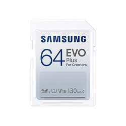 SAMSUNG 三星 EVO Plus SD存储卡 64GB