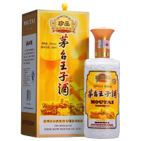 PLUS会员：MOUTAI 茅台 王子酒 珍品 53%vol 酱香型白酒 500ml 单瓶装