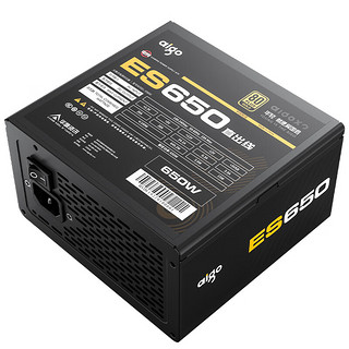 aigo 爱国者 额定650W ES650金牌电脑电源